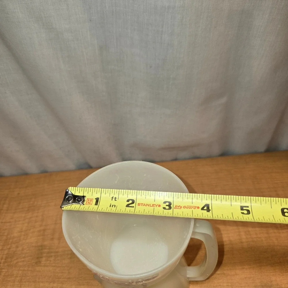 Vintage Tupperware Double-Sided‎ One-Cup Measuring Wet/Dry Red Lettering